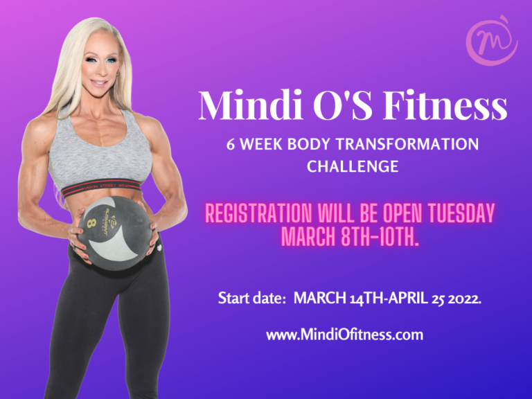 Mindi O'Brien Fitness Studios | Mindi O’s 6 Week Body Transformation ...